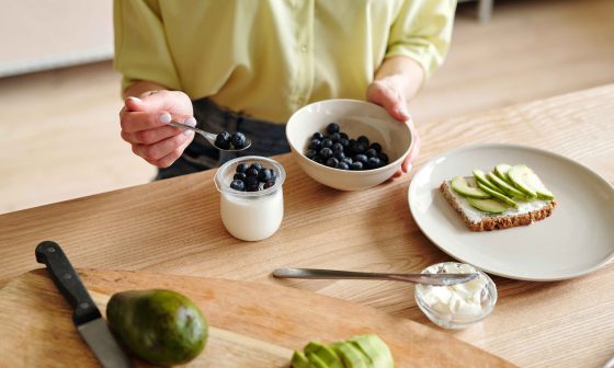 Yogurt, a good source of vitamin k2. Other k2 rich sources include: cheese and natto.